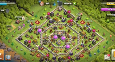 Conta Clash of clans cv11 full