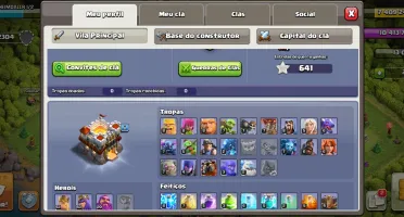 Conta Clash of clans cv11 full