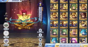 SAINT SEIYA AWAKENING - COM GEMAS AVANÇADAS E LIVROS