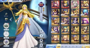 SAINT SEIYA AWAKENING - COM GEMAS AVANÇADAS E LIVROS