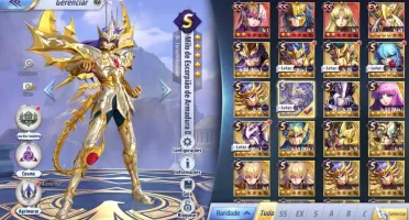 SAINT SEIYA AWAKENING - COM GEMAS AVANÇADAS E LIVROS