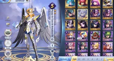 SAINT SEIYA AWAKENING - COM GEMAS AVANÇADAS E LIVROS