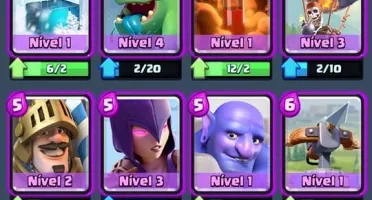 CLASH ROYALE LEVEL 9 COM 6 LENDÁRIAS