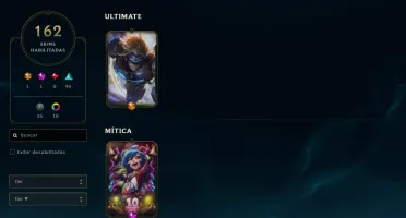 Conta League of Legends Full Acesso - 142 Champs e 162 Skins