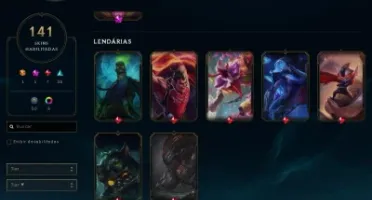 Conta platina 3, 141 skins