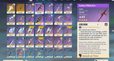 Conta Hutao,Kokomi e Keqing + 2 armas 5