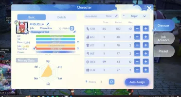 MONK / MONGE - Ragnarok Origin LNA - Payon -3 - Power 310k+