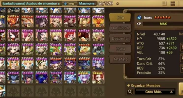 Conta SW MID GAME - Lúcifer - Servidor Global