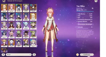 Genshin Impact AR42 Yoimiya, Miko, Yelan, Tumulo e Amós !