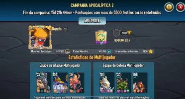 Conta Monster Legends