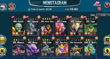 Conta Monster Legends