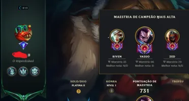 Conta Lol 259 Skins Mono Yasuo Full Acess Troca Email