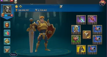 Conta Lords Mobile 200m poder com T4 liberadas