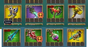 Conta Lords Mobile 200m poder com T4 liberadas
