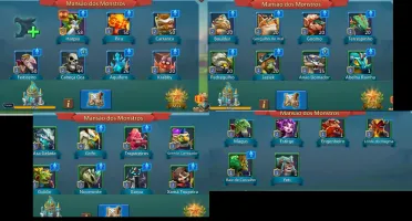 Conta Lords Mobile 200m poder com T4 liberadas