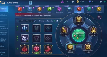 Conta Mobile Legends (Mítico com 58 skins)