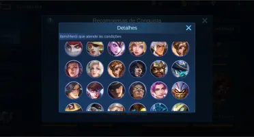 Conta Mobile Legends (Mítico com 58 skins)