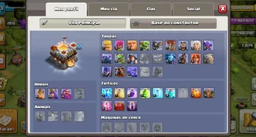 CONTA ANTIGA CV 11 CLASH OF CLANS (DESDE A SEASON 1)