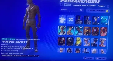 Conta fortnite (travis scott)