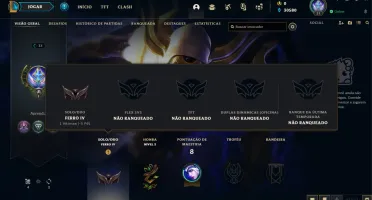 Conta Ferro 4 PDL Negativo (com Kassadin Rapinante)