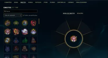 Ouro 4 com 45 Champs e 6 Skins