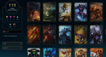 League of Legends + Ladra de alms + 110 skins +Full Campeões