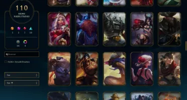 League of Legends + Ladra de alms + 110 skins +Full Campeões
