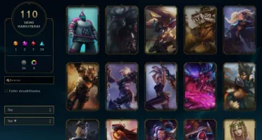 League of Legends + Ladra de alms + 110 skins +Full Campeões