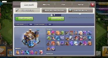 Clash Of Clans Cv 18 Com 6 Construtores Da Pra Mudar De Nome