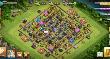 Clash Of Clans Cv 18 Com 6 Construtores Da Pra Mudar De Nome