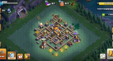 Clash Of Clans Cv 18 Com 6 Construtores Da Pra Mudar De Nome