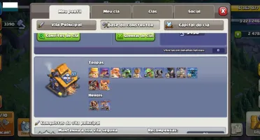 Clash Of Clans Cv 18 Com 6 Construtores Da Pra Mudar De Nome