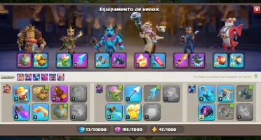 Clash Of Clans Cv 18 Com 6 Construtores Da Pra Mudar De Nome
