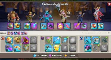 Clash Of Clans Cv 18 Com 6 Construtores Da Pra Mudar De Nome