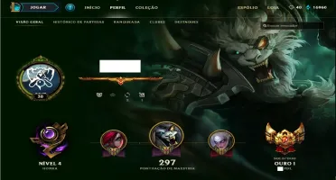 Conta LoL Desda S3 Ouro 1 / 110 Champs / 52 Skins = +45k Rp