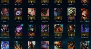 Conta de lol D5 e com borda diamond