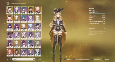 AR55 Com Navia e Arma Assinatura, Zhongli, Kazuha, Raiden