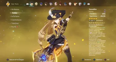 AR55 Com Navia e Arma Assinatura, Zhongli, Kazuha, Raiden