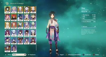 GENSHIN IMPACT AR 55 COM XIAO, AYAKA, ALBEDO, EULA, DILUC