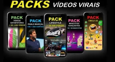 Pack Vídeos Virais +10000 Vídeos: ✅