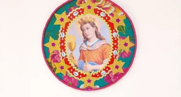 Quadro Religioso Santa Bárbara
