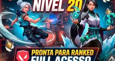✨ Conta Valorant Nível 20 | Pronta p/ Ranked | Full Acesso
