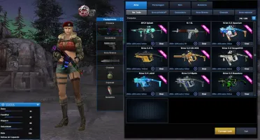 Conta Point Blank Major 3 com muitas armas de cash