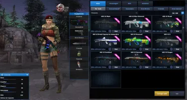Conta Point Blank Major 3 com muitas armas de cash