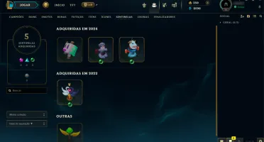 Conta Plat 2 (Várias Skins) (Mmr Alto) (350 Rp) Negociável