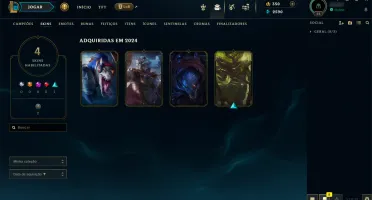Conta Plat 2 (Várias Skins) (Mmr Alto) (350 Rp) Negociável