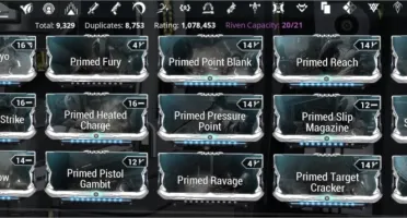 Conta warframe MR 21 - 11k Platina