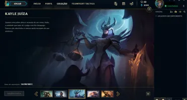 CONTA LOL COM RAMMUS REI E KAYLE JUIZA (NUNCA JOGUEI RANKED)