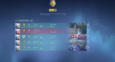 Conta Gold 3 mmr alto (conta nova)
