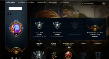 Conta prata 1 com 58 champs e 30 skins (2 Ultimates)